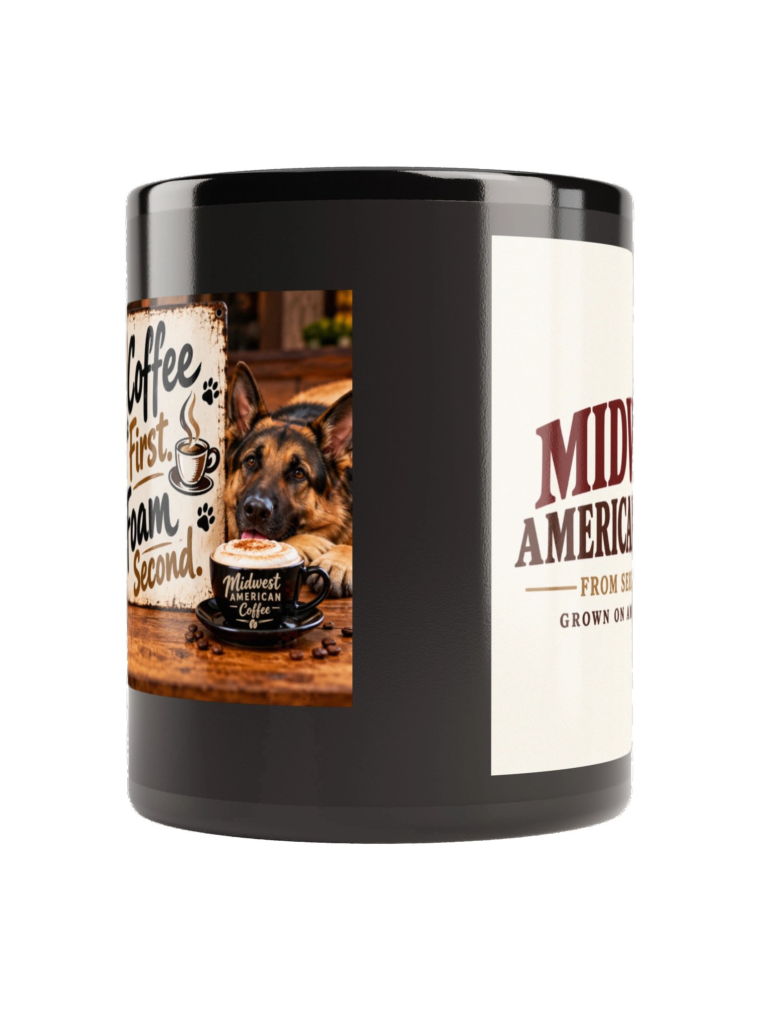 Coffee First. Foam Second. — MAC German Shepherd Edition product image (3)