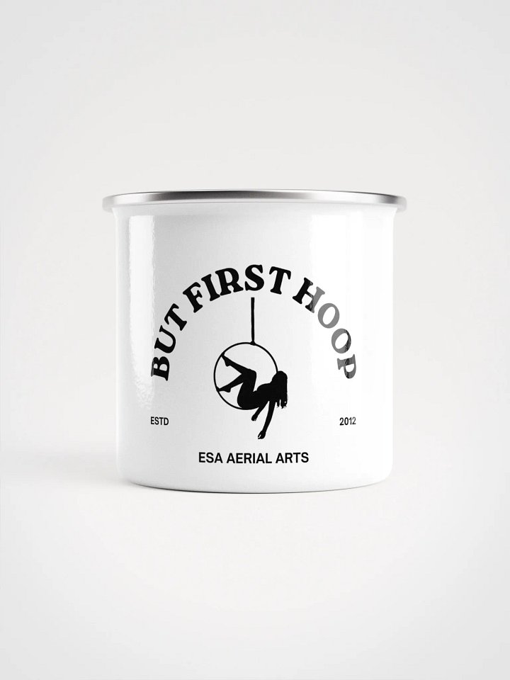 Hoop Silhouette Enamel Mug product image (1)