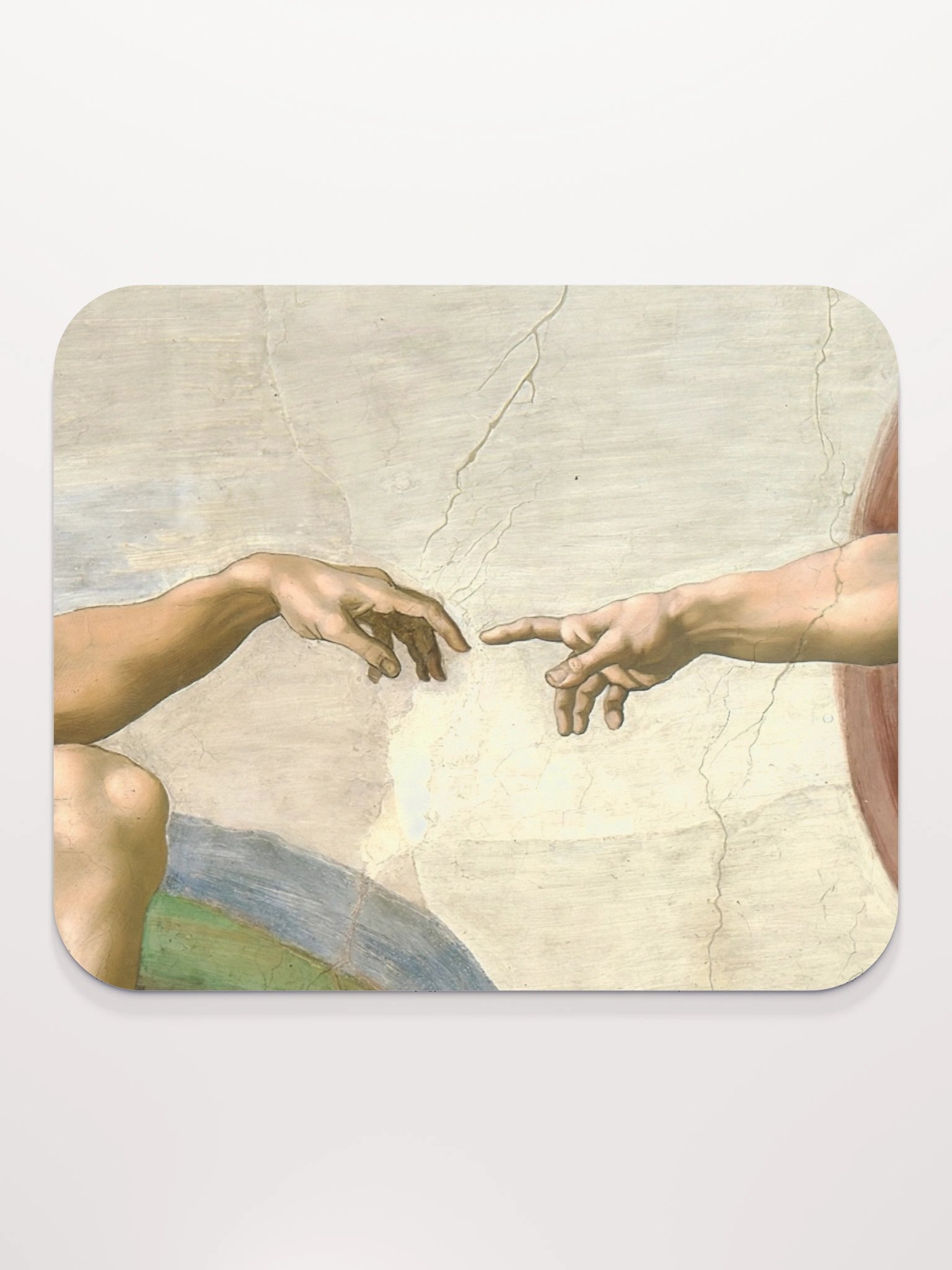 Michelangelo – The Creation of Adam (Hands Detail) – Mouse Pad product image (2)