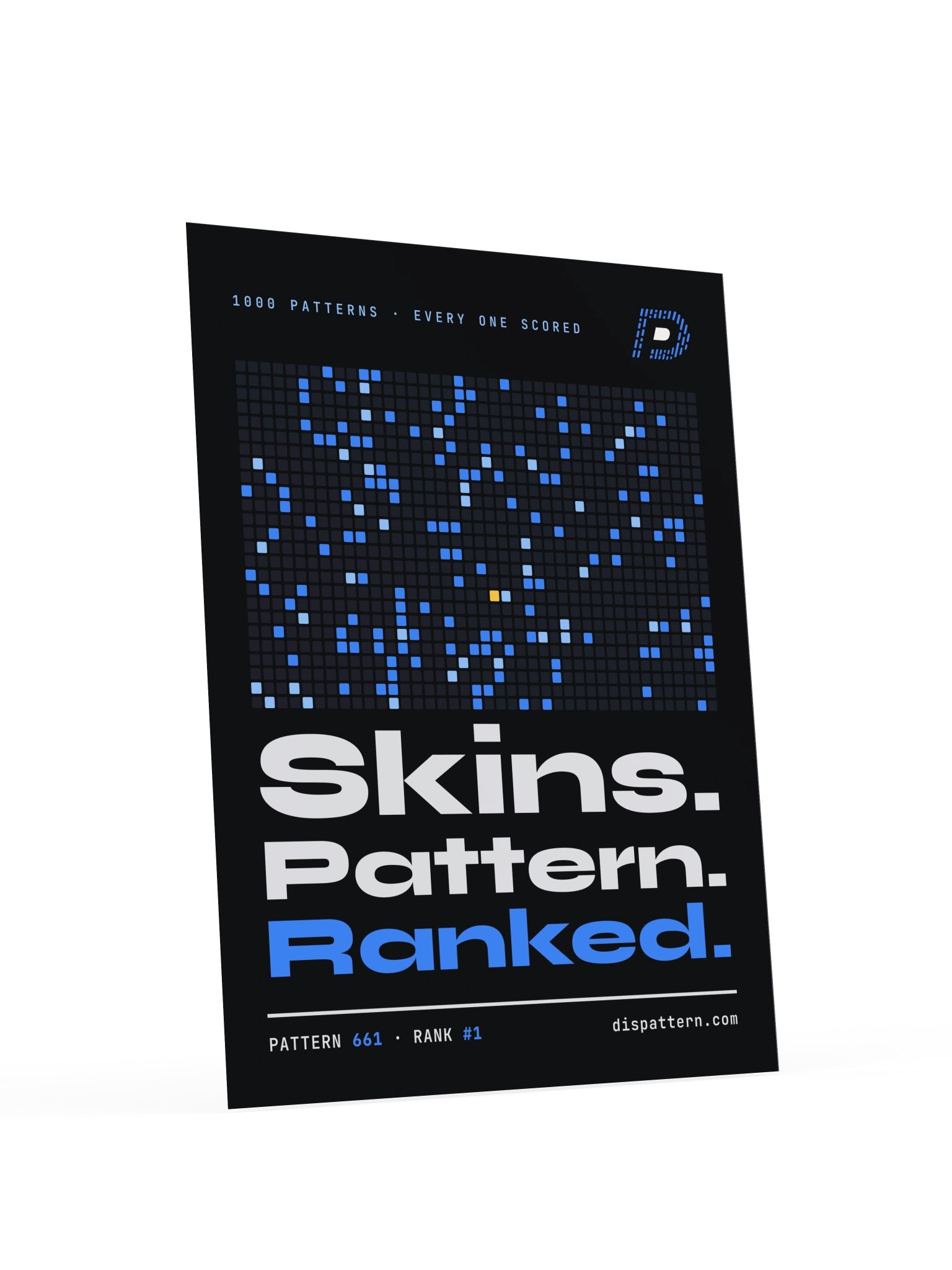 Skins. Pattern. Ranked. Poster 18x24 product image (4)