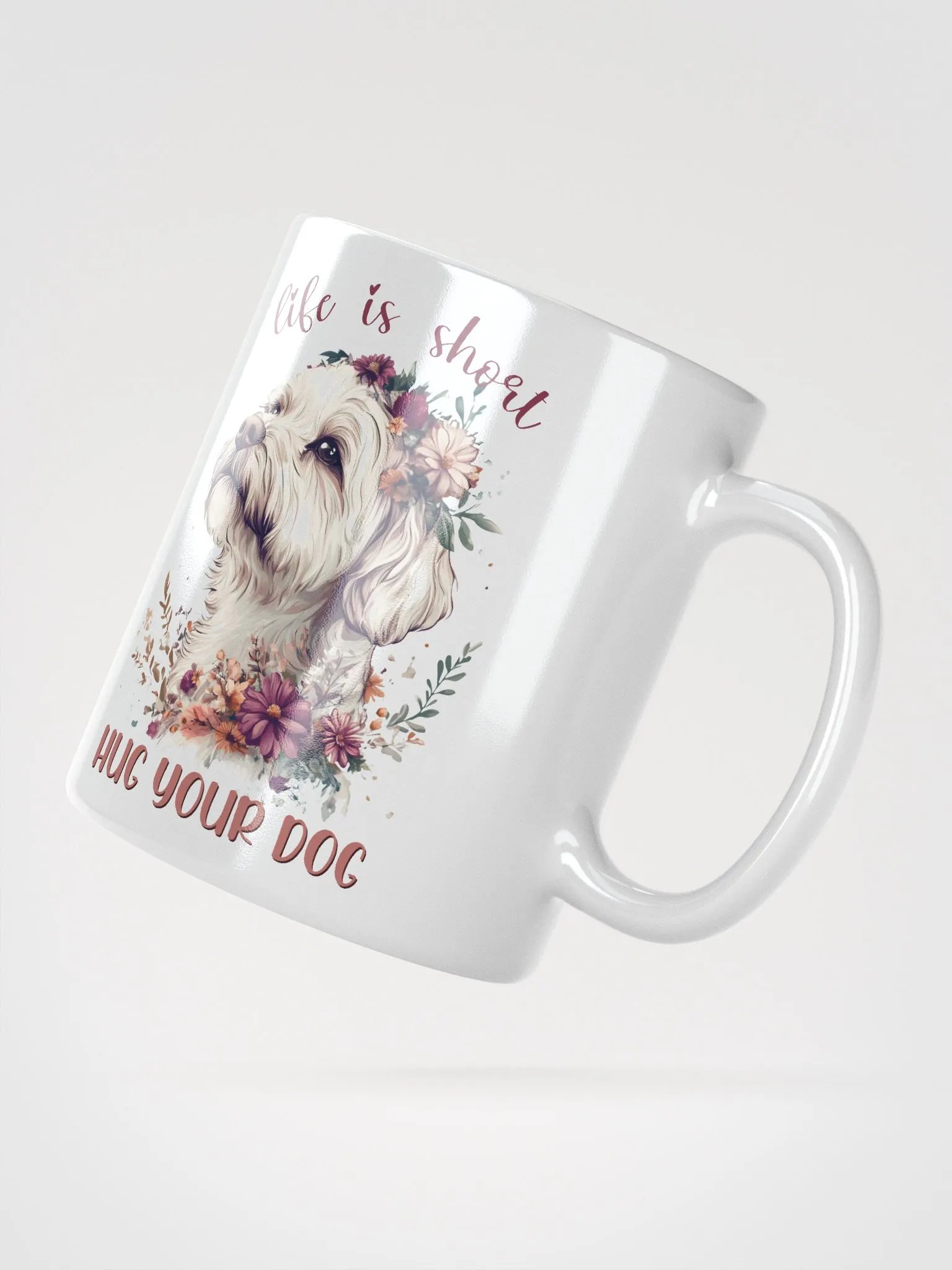 Life Is Short Hug Your Dog Mug product image (3)