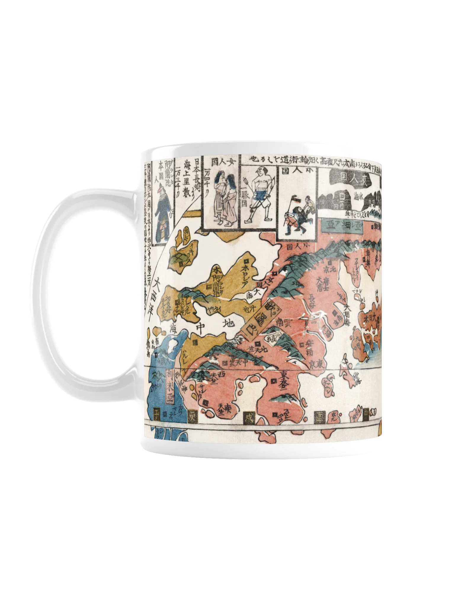 Historical Japanese Map Mug product image (1)