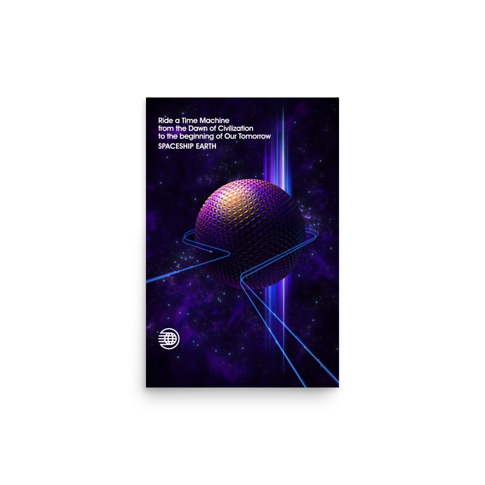 Spaceship Earth Attraction Poster product image (2)
