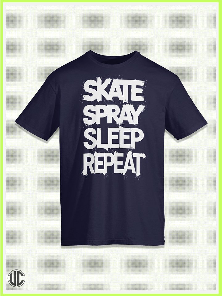 Skate Spray Sleep Repeat T-Shirt product image (1)