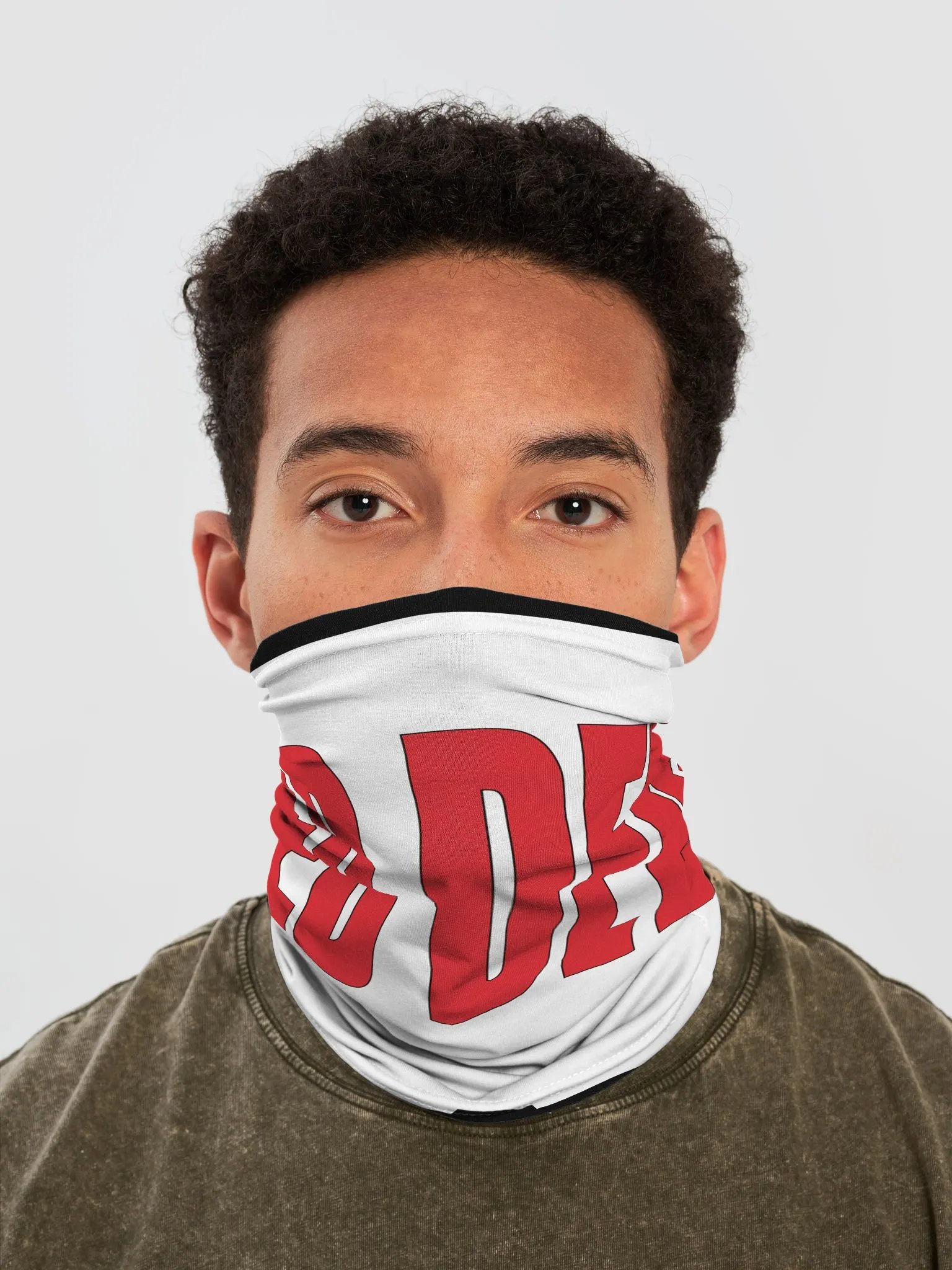 Manchester United - Black, White & Red - Red Devil - Neck Gaiter/Face Mask product image (2)