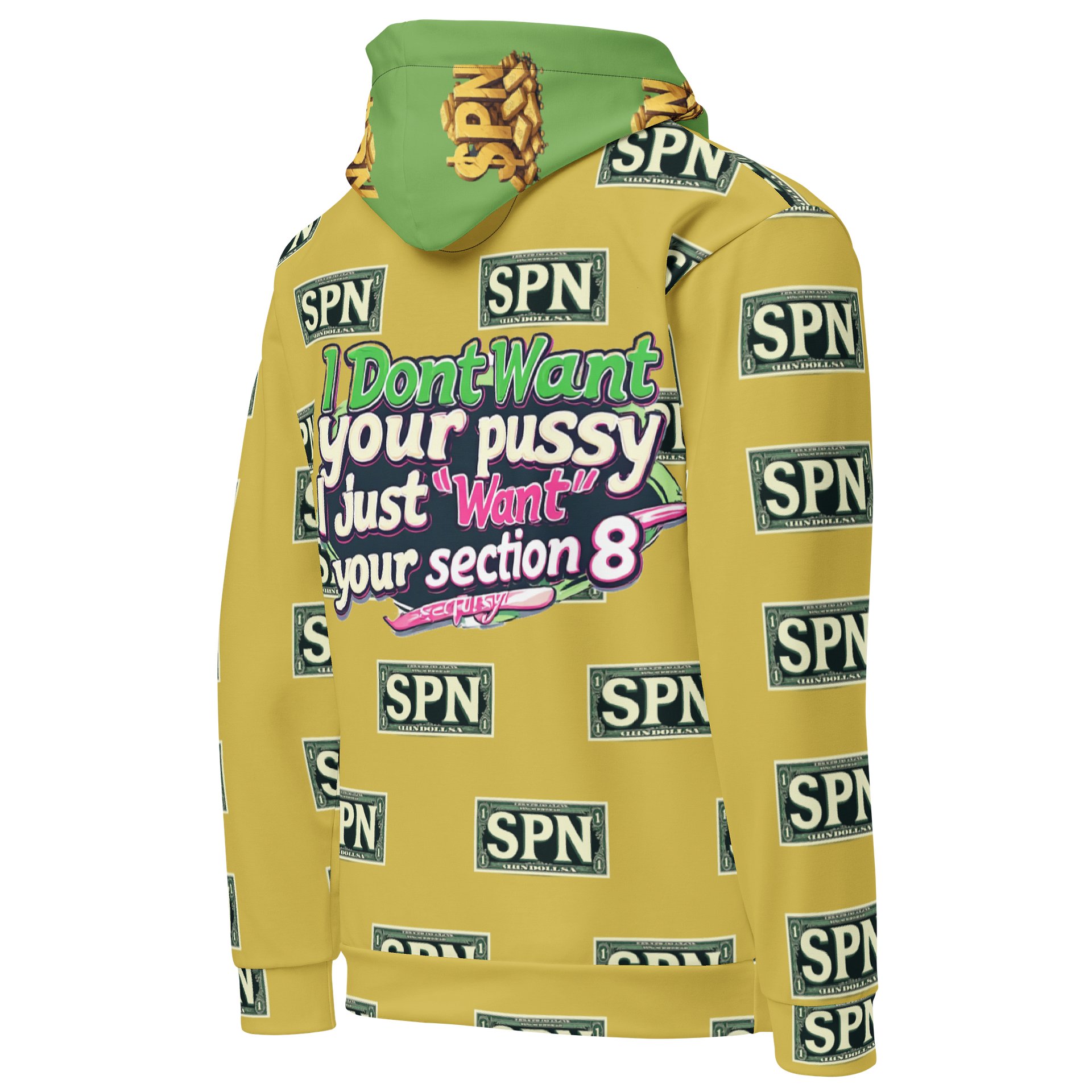 Dollar Bill Love Unisex Hoodie product image (4)