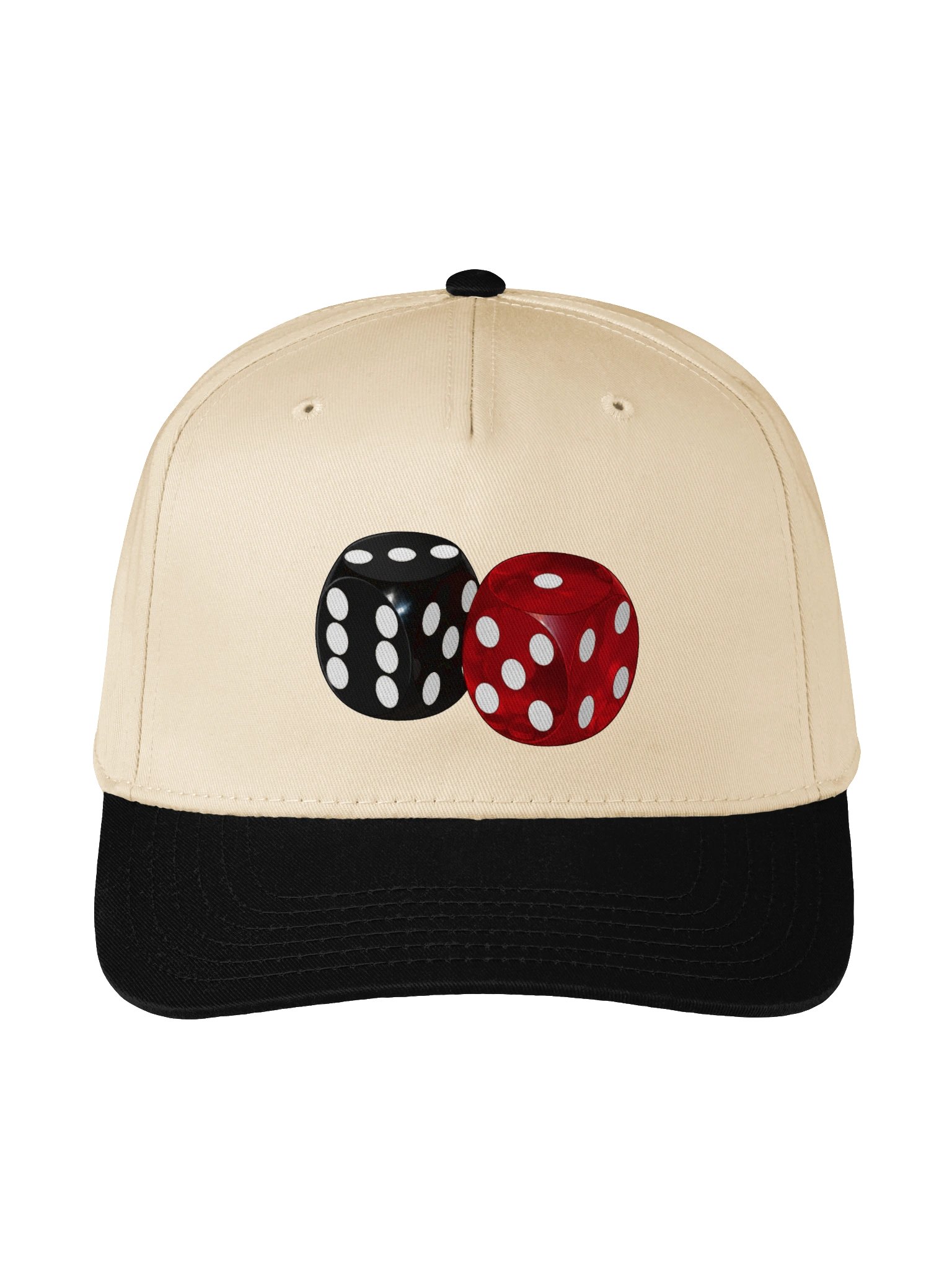 Red & Black Dice Baseball Cap product image (1)