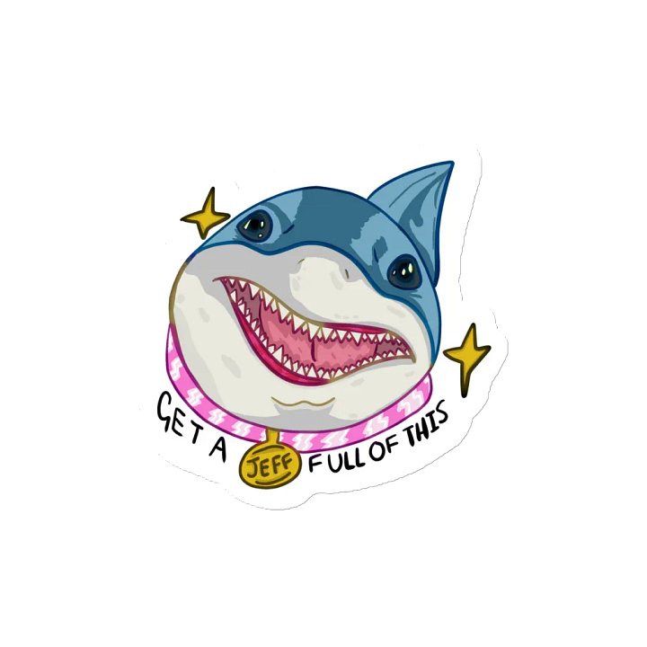 Jeff the Landshark Die-Cut Magnets product image (2)