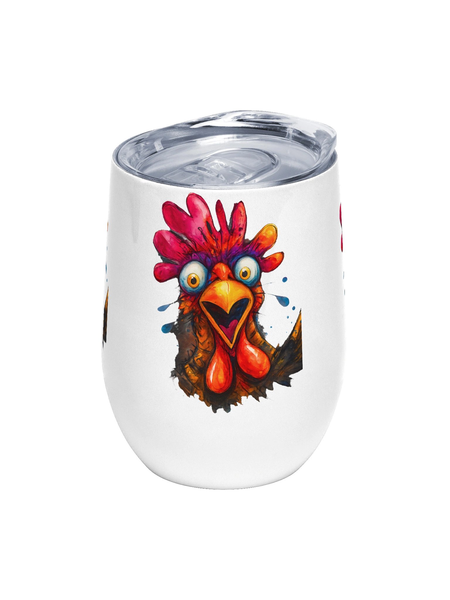 Cheery Chicken Wine Tumbler product image (1)