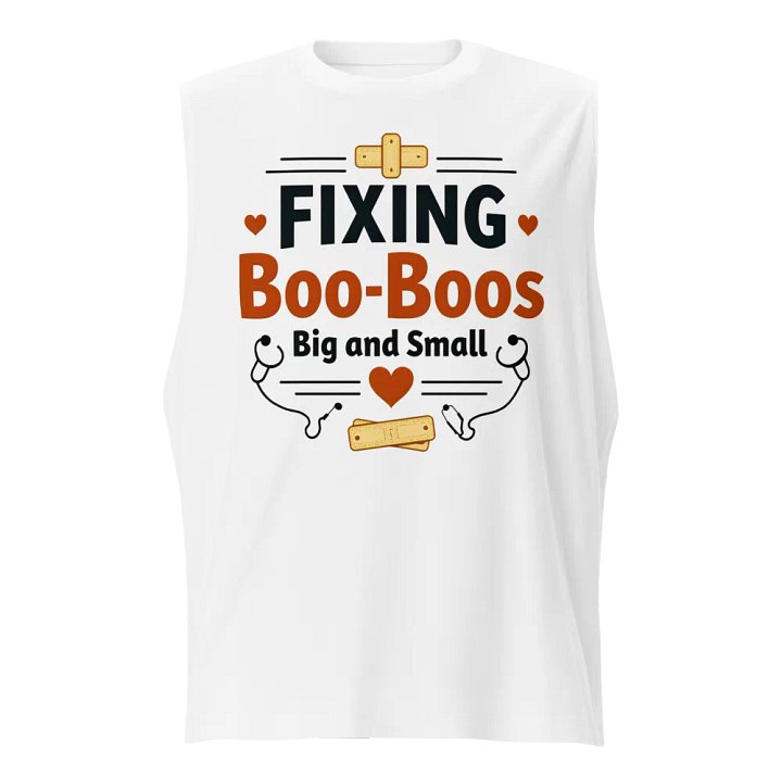 Boo-Boo's Care Muscle Tank product image (1)