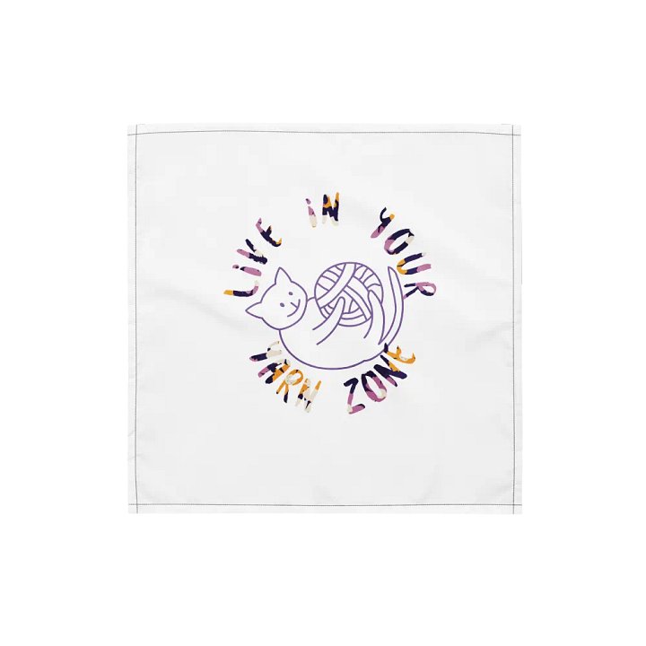 Yarn Cat All-Over Bandana product image (2)