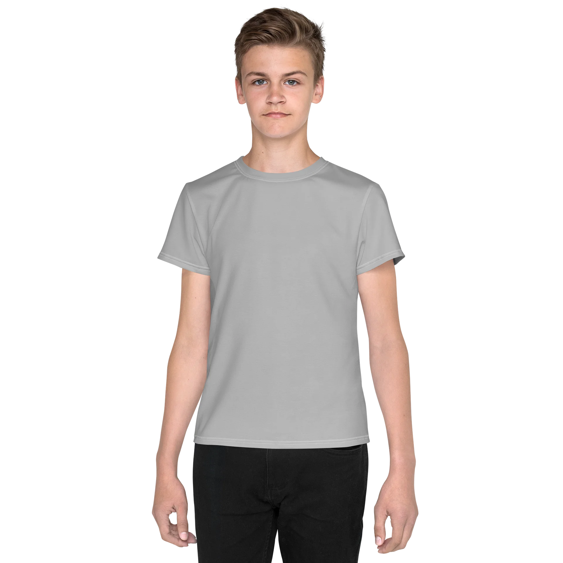 Minimal Gray All-Over Print Youth Tee product image (2)