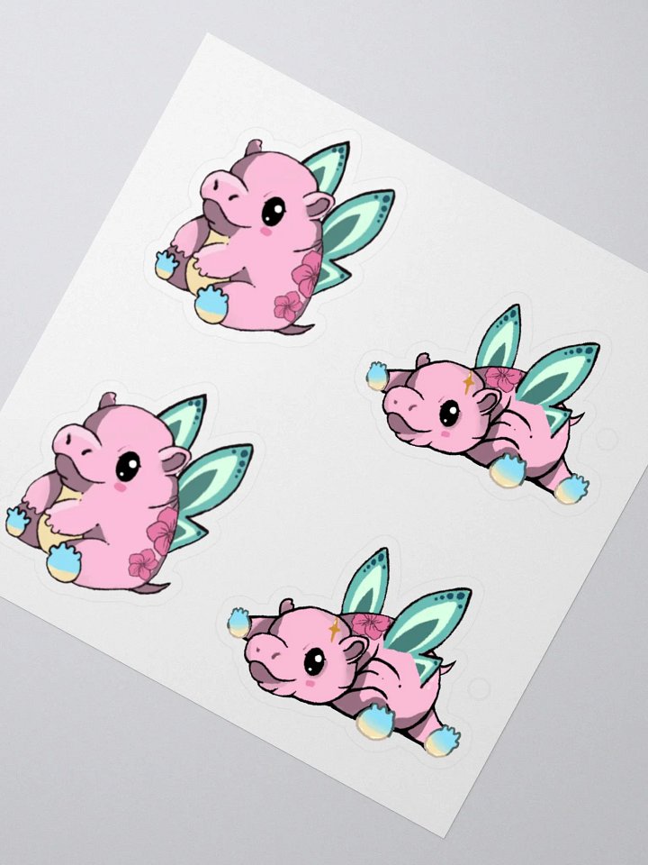 happy the hippo stickers🦛 product image (2)