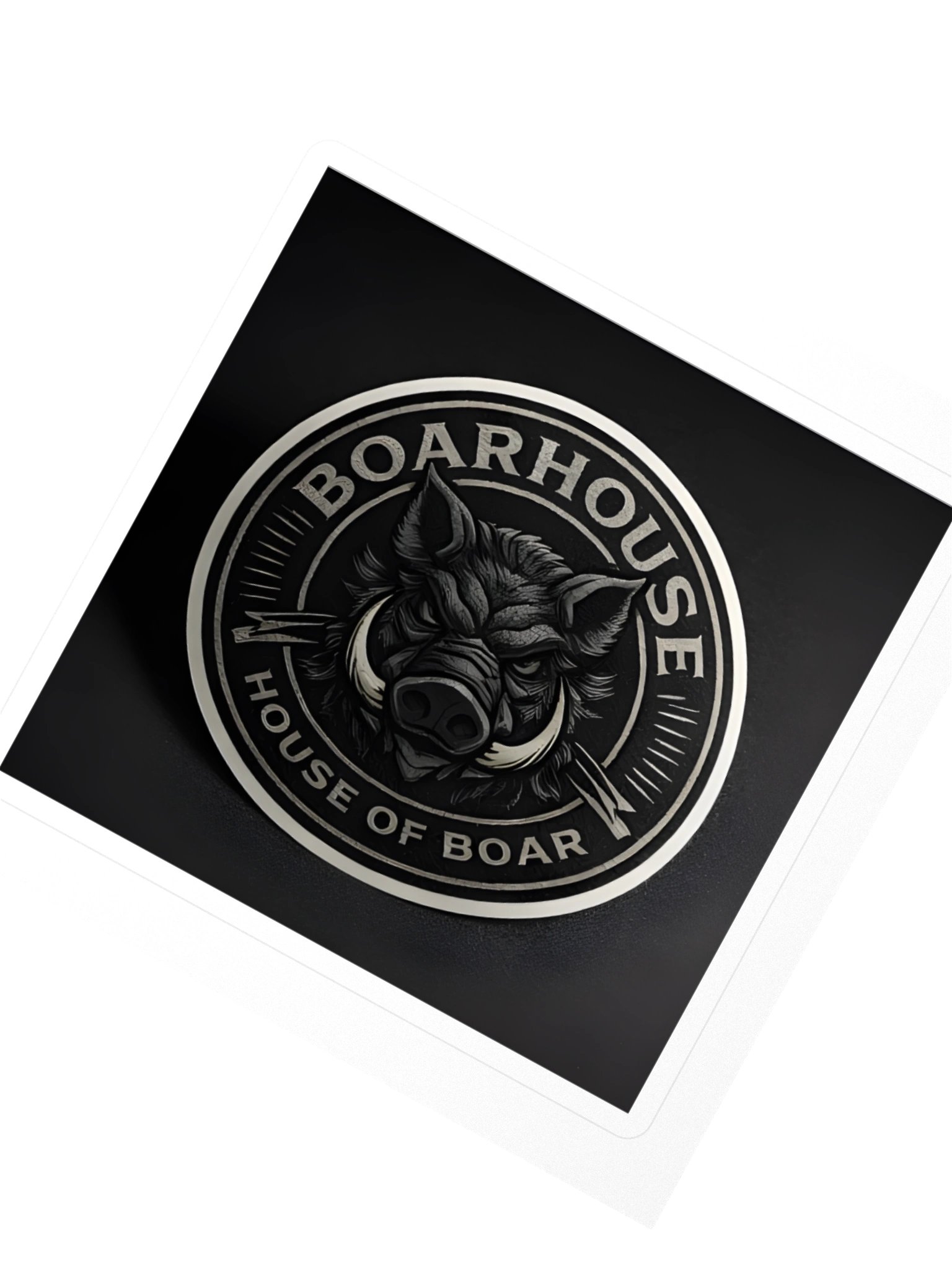 BOARHOUSE House of Boar Badge Sticker product image (2)