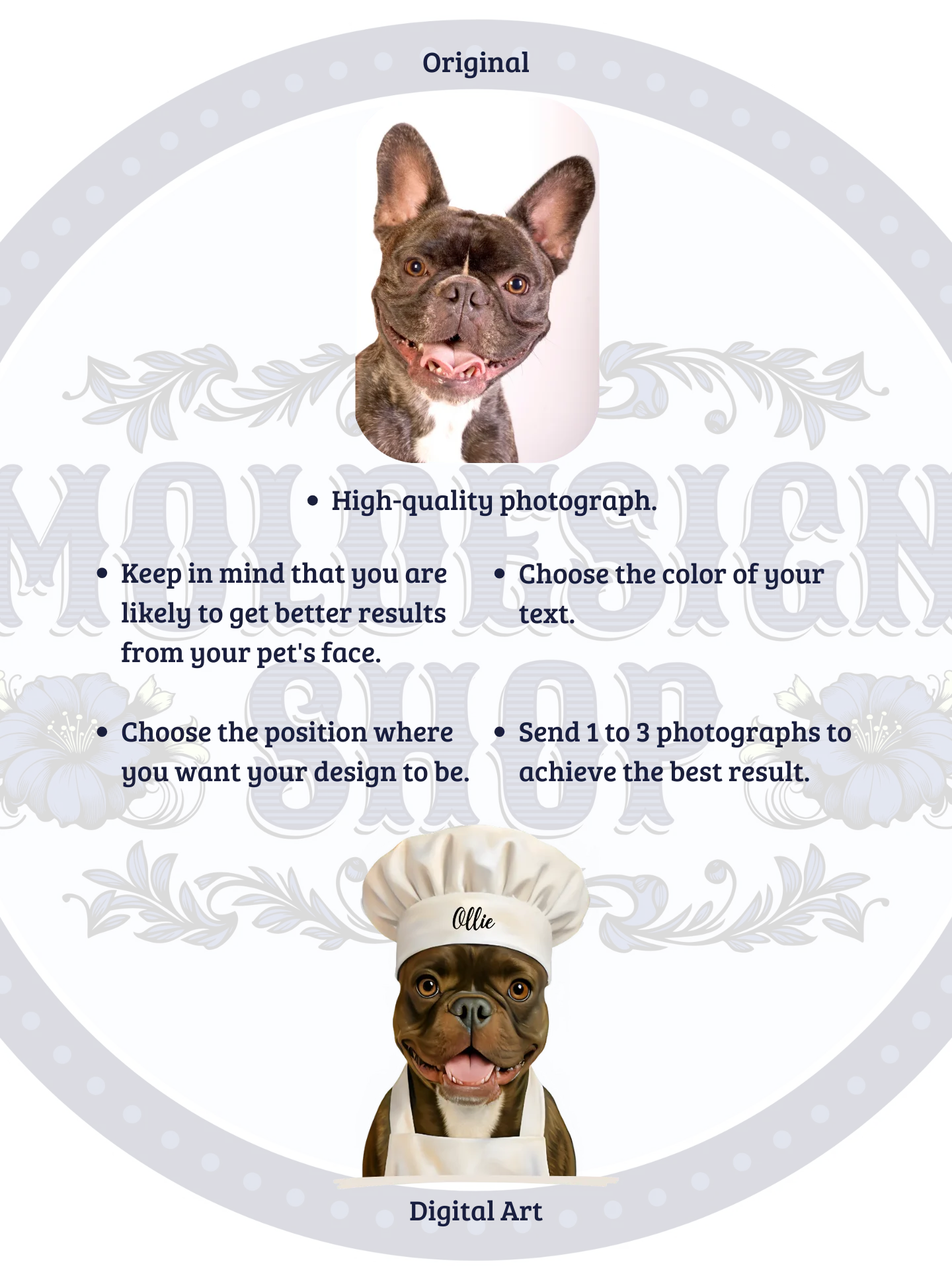 OUR BEST FRIEND IN THE KITCHEN! / ORGANIC COTTON APRON product image (9)