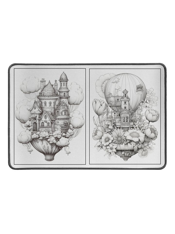 Sky Homes Vintage Fantasy Floral Hot Air Balloons product image (1)