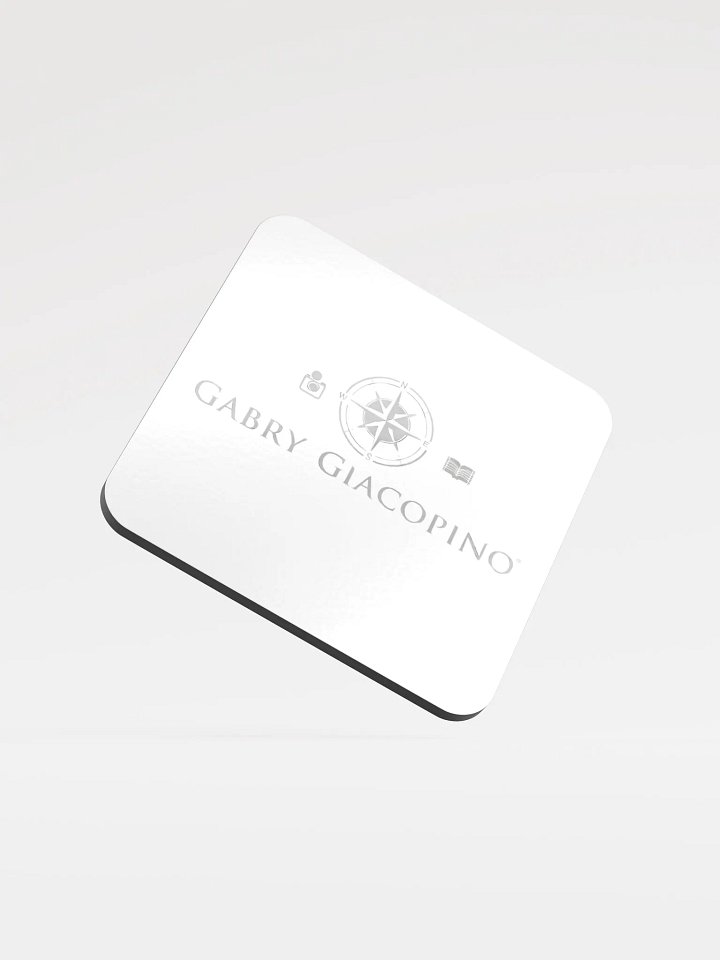 Sottobicchiere in Sughero Lucido BIANCO – Gabry Giacopino Clothing Line product image (1)