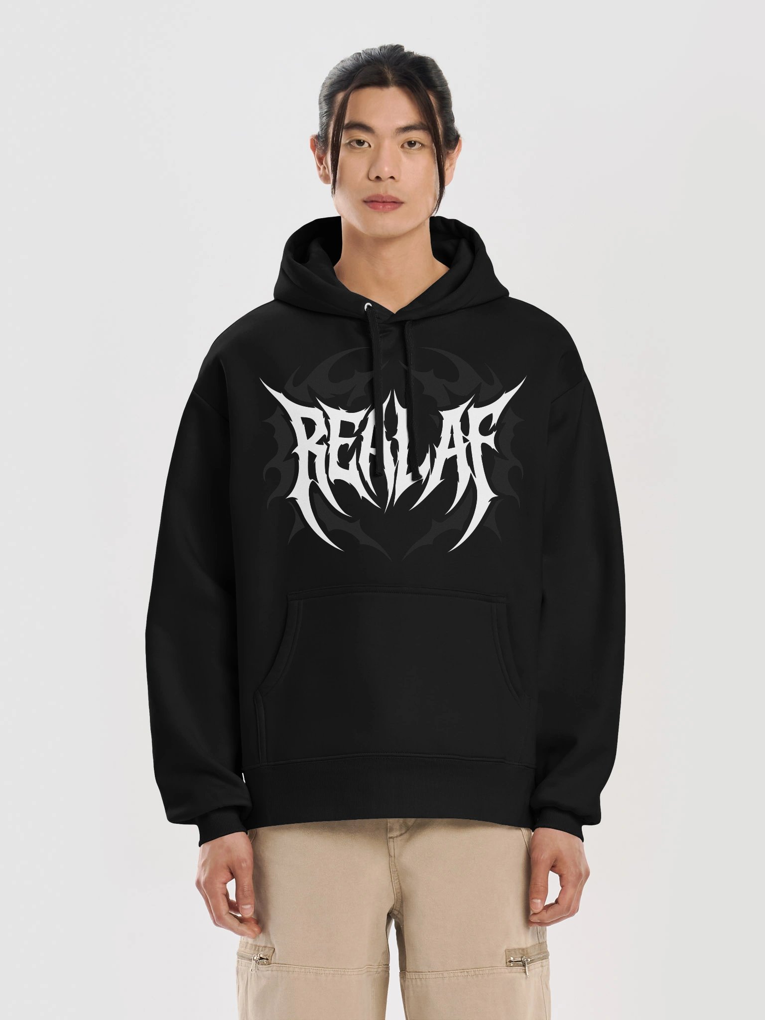 Logo Heavyweight Hoodie (Black) product image (2)