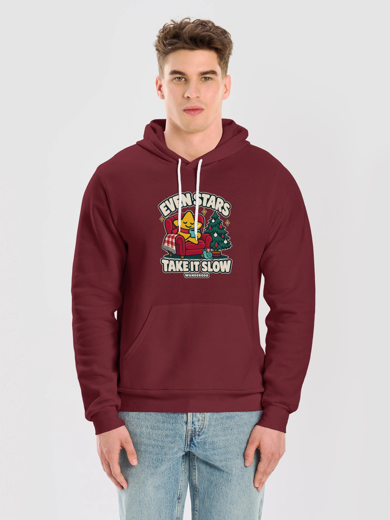 Christmas Star Supersoft Hoodie – Take It Slow | WanderOdd product image (25)