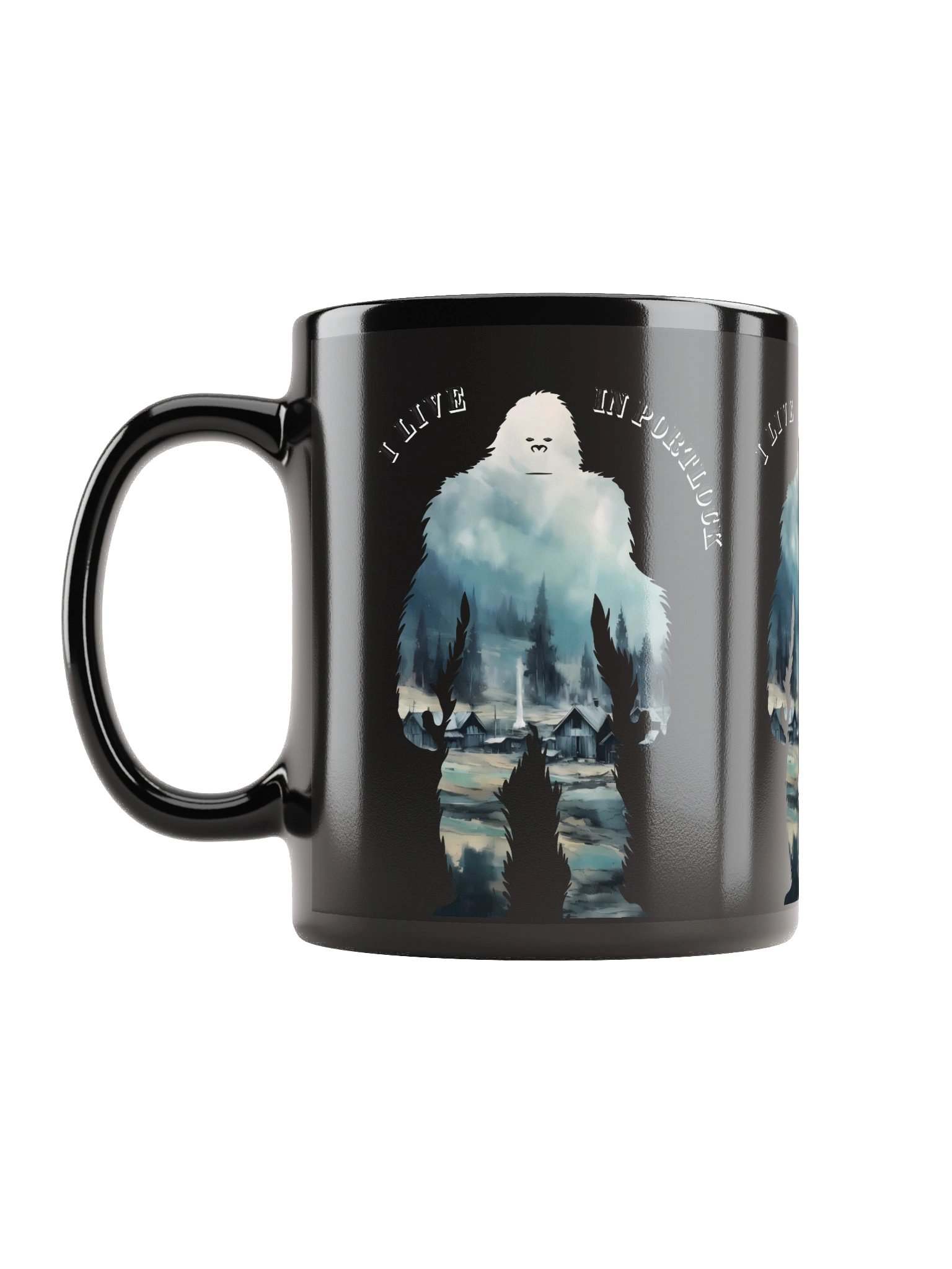 Bigfoot Lover's Scenic Silhouette Mug product image (12)