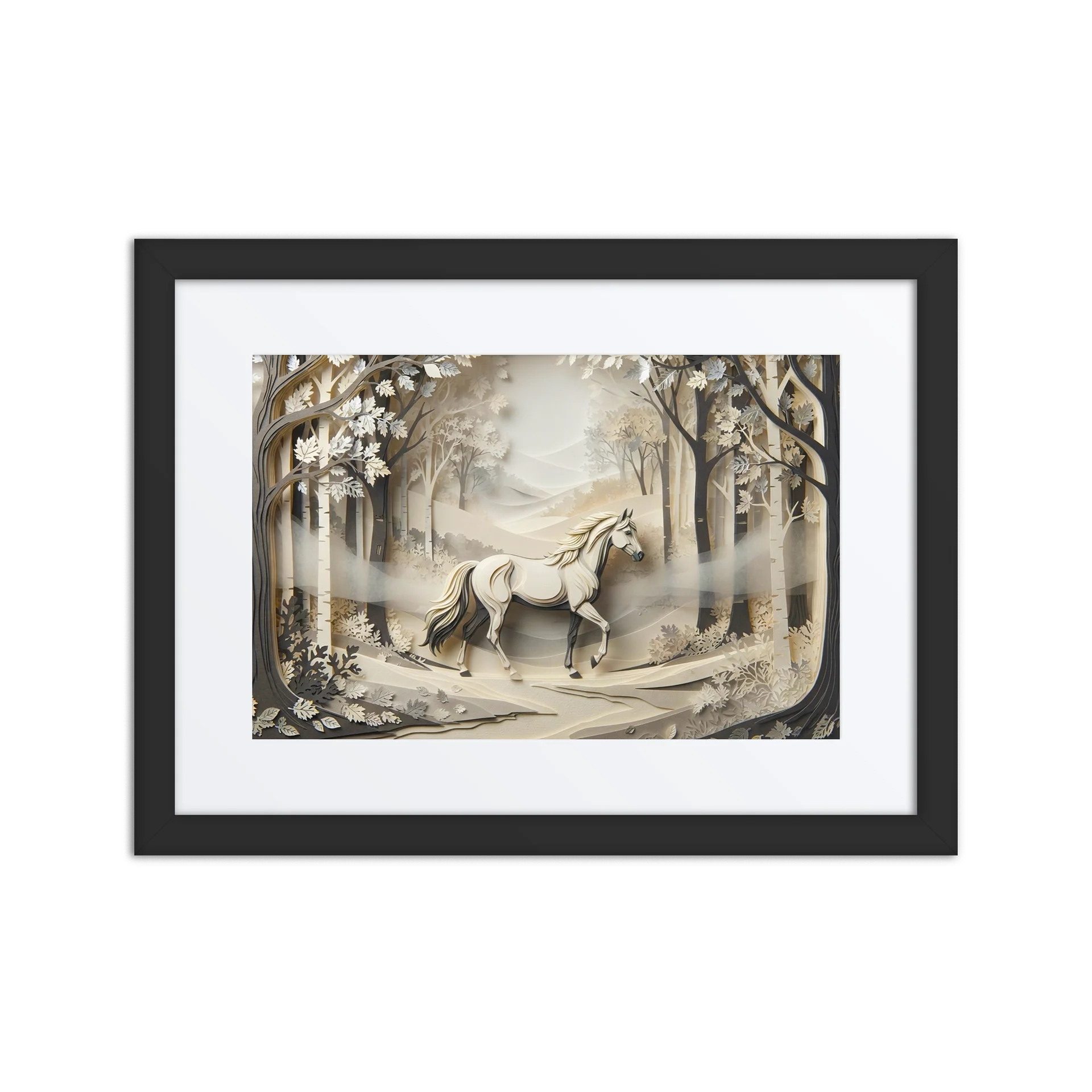 The Quiet Ride | Exclusive Framed Gallery Art for Equestrian Lovers product image (1)