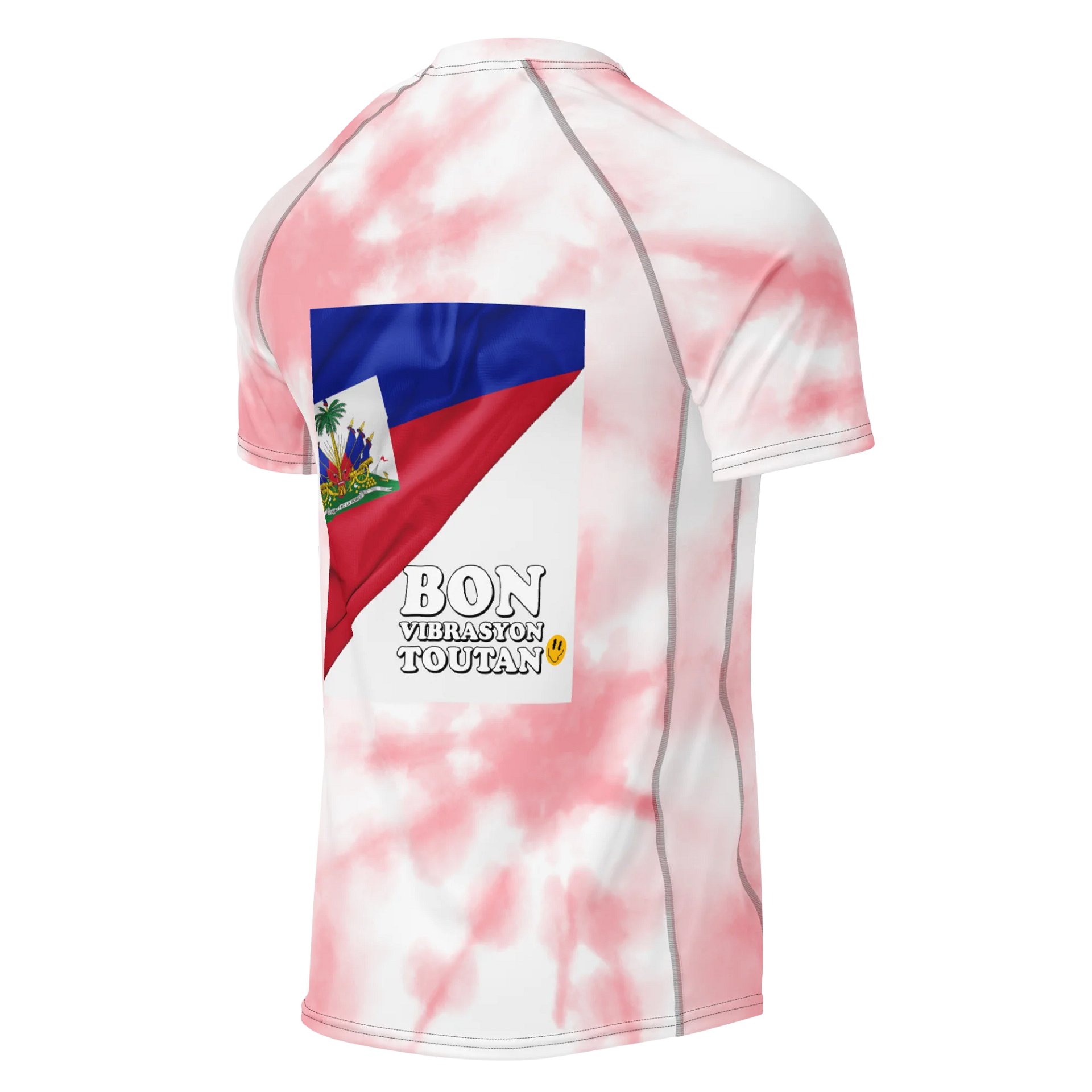 Edikasyon se Richès Men’s Recycled Rash Guard – Protect Your Skin. Represent Your Roots. product image (2)