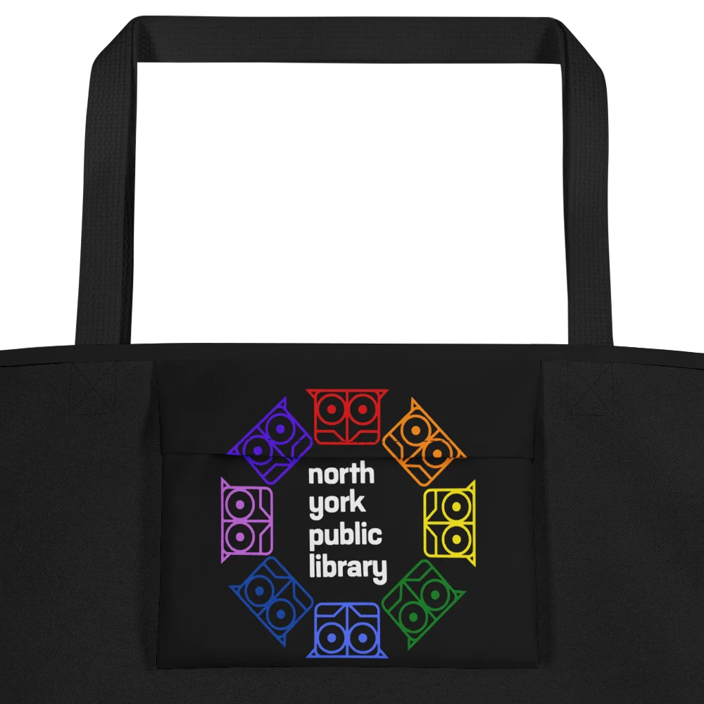 Retro Rainbow NYPL Owl tote product image (2)