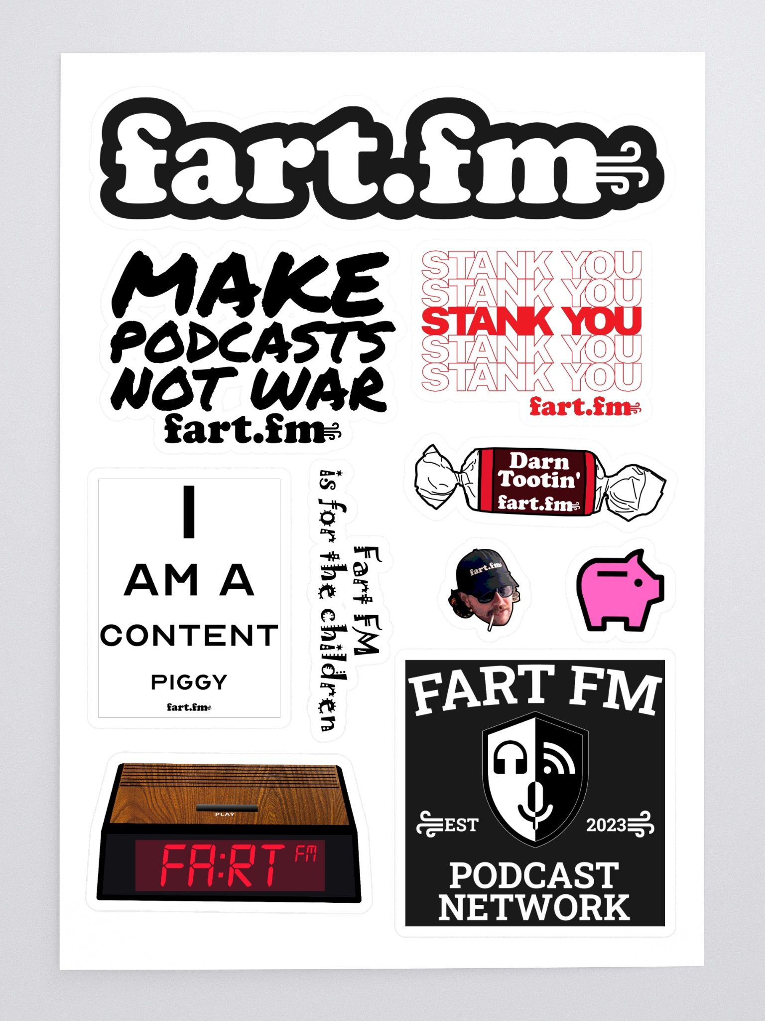 Fart FM® Sticker Pack product image (3)