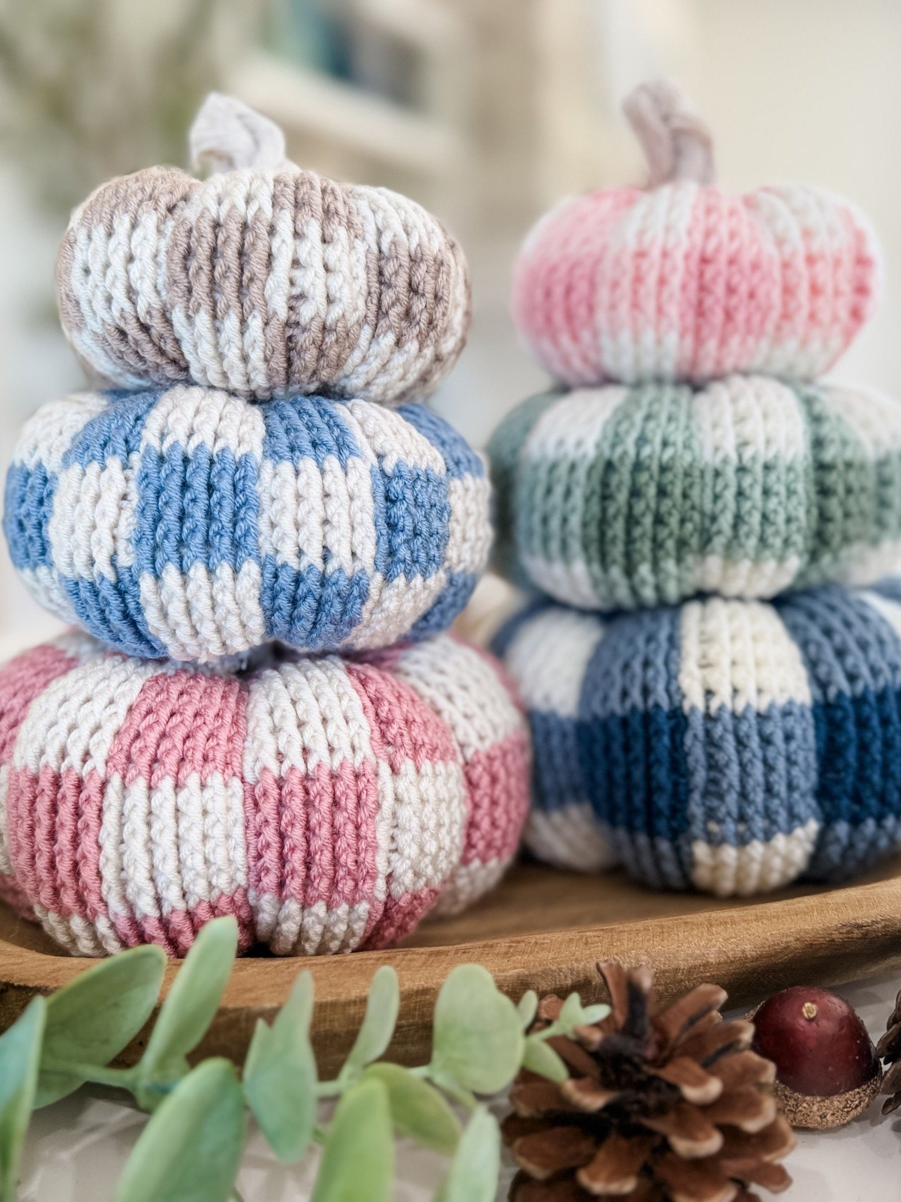 Country Gingham Pumpkin Crochet Pattern product image (4)