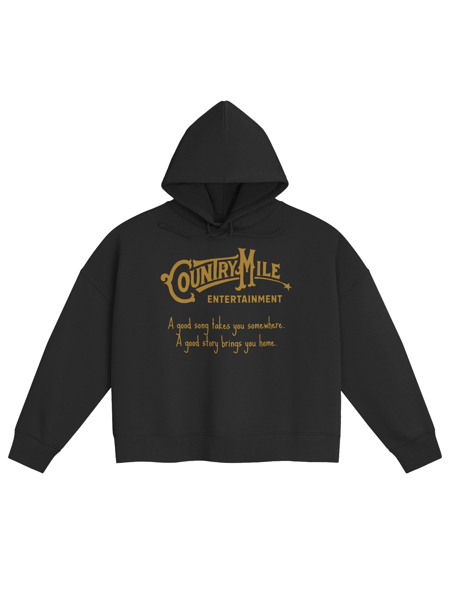 Country Mile "A Good Song Takes You Somewhere" Cropped Hoodie product image (1)