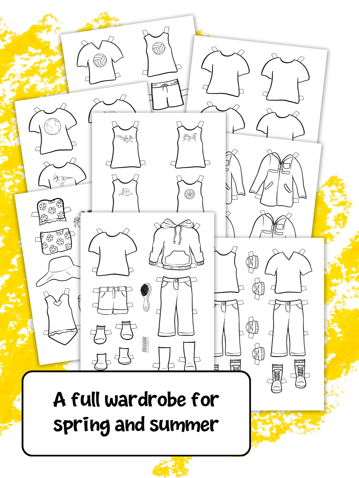 Paper Doll Bundle --Spring and Summer Collections product image (4)