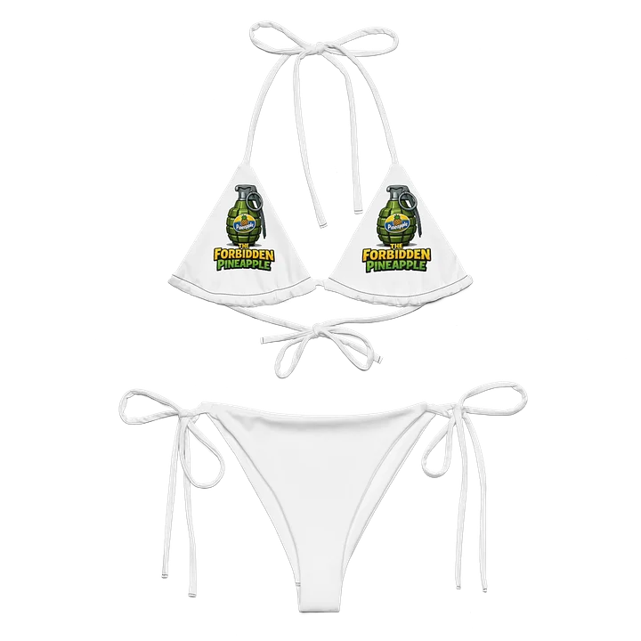 Bikini Recyclé "The Forbidden Pineapple" – Style Explosif & Fun product image (1)