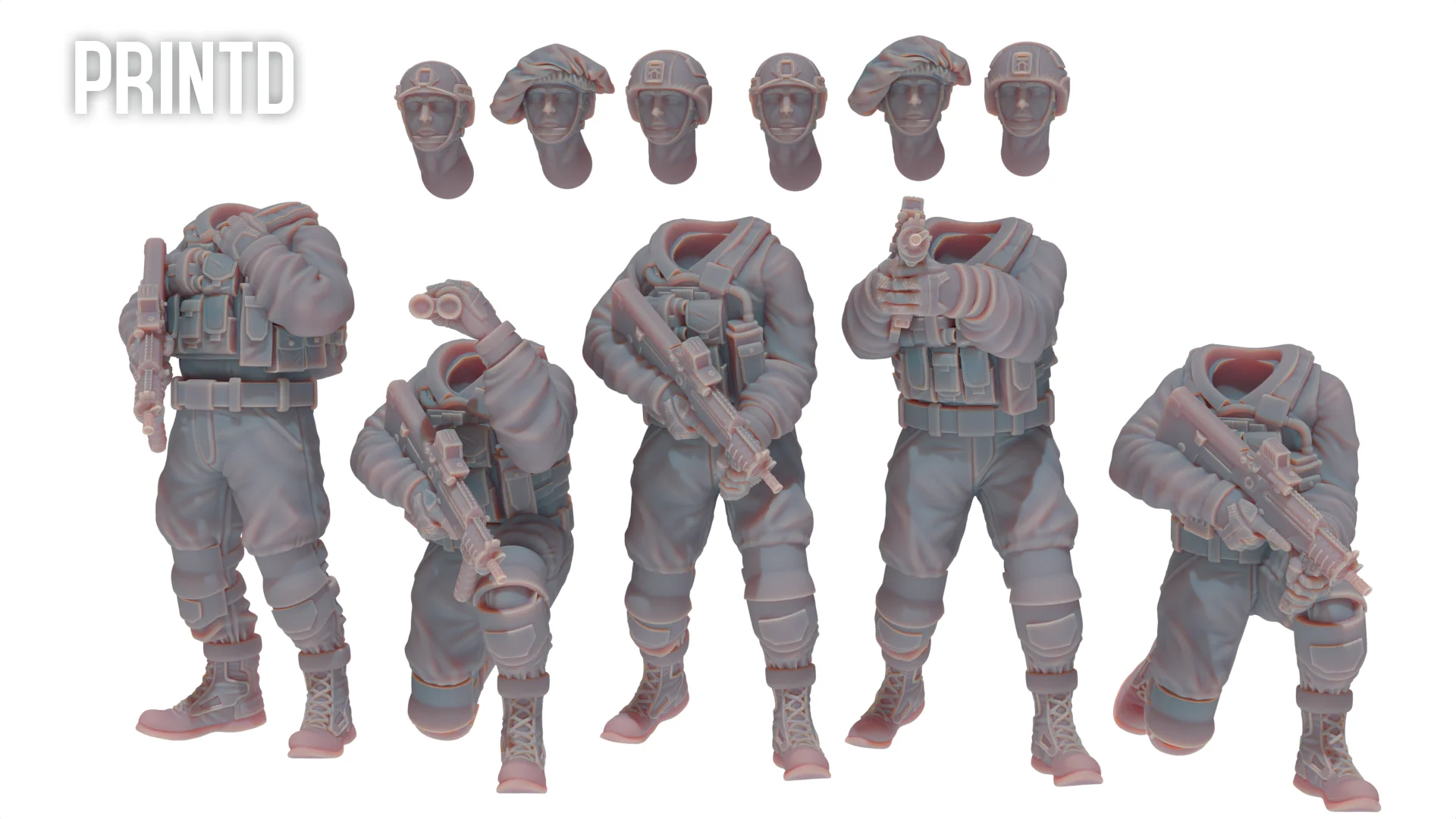 Israeli Defence Forces - Modern Warfare Wargame Hobby Resin Scale Models product image (2)