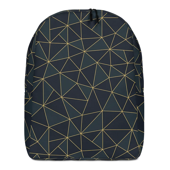 Stylish Polygonal Geometric Minimalist Backpack Design product image (1)