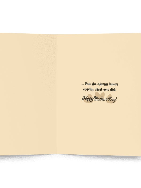 Funny Gumshoe Mother’s Day Card product image (5)