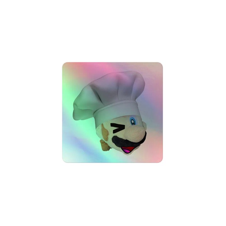 CM001 PFP Holographic Sticker product image (1)