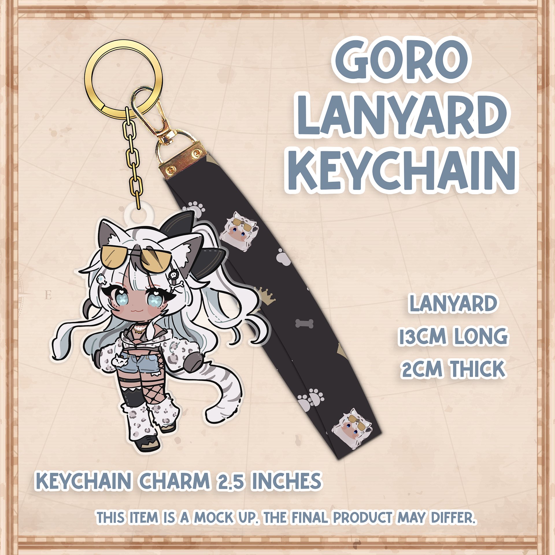 Goro Gaomi Keychain [PREORDER] product image (1)