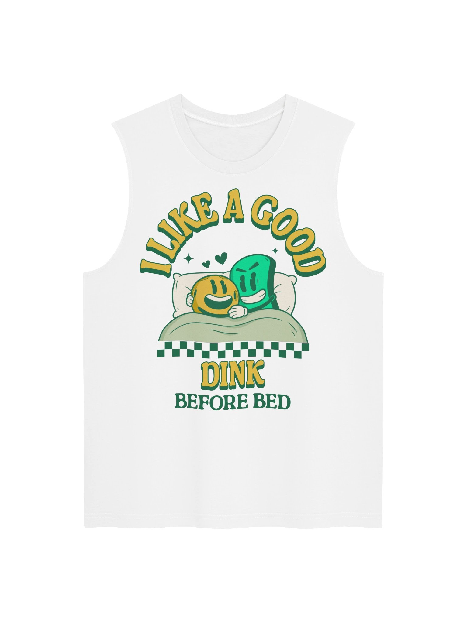 I Like a Good Dink Before Bed Funny Pickleball Tank Top product image (1)