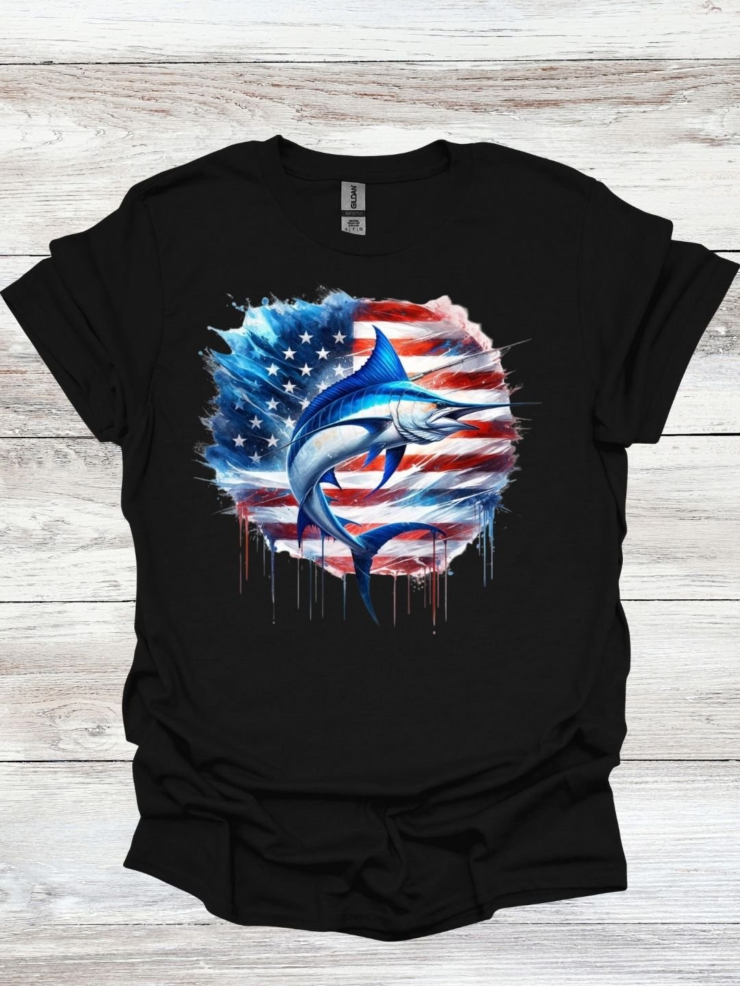 Patriotic Marlin T-Shirt product image (1)