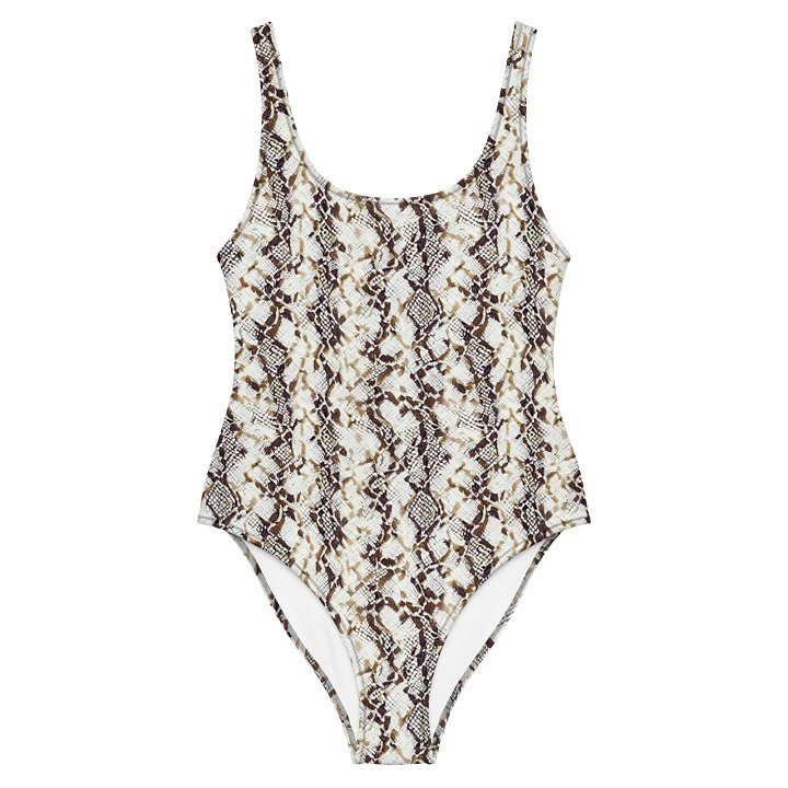 Beige Snake Skin Swimsuit product image (2)