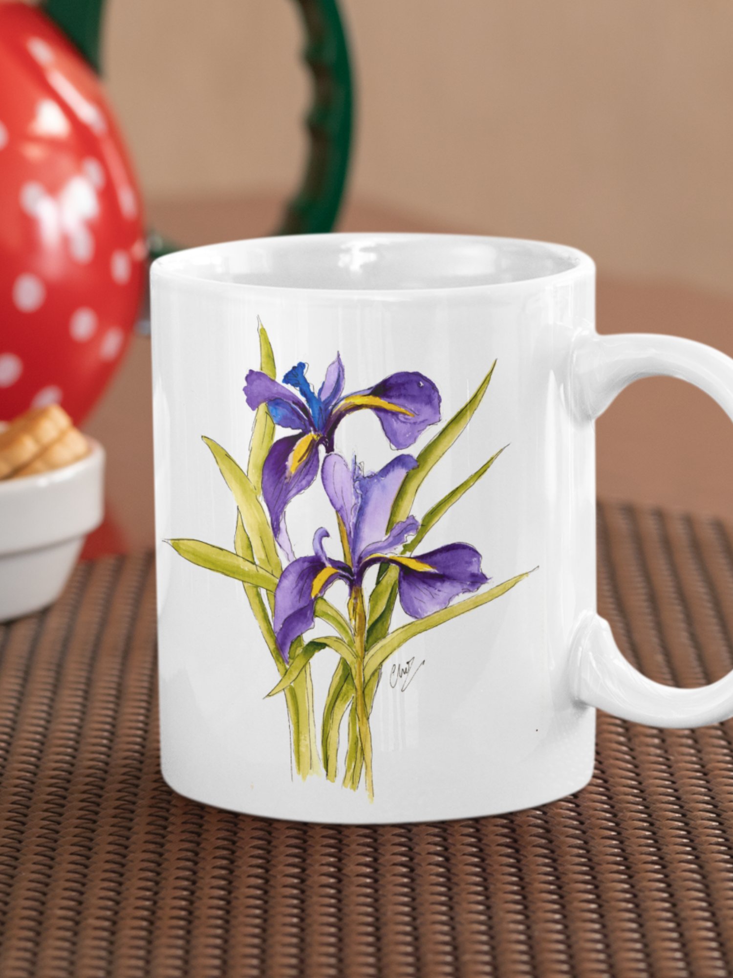 Purple Iris Coffee Mug product image (4)