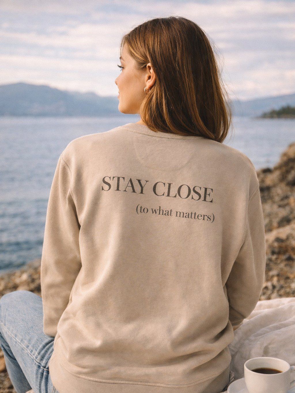 Stay Close — Organic Sweatshirt product image (2)
