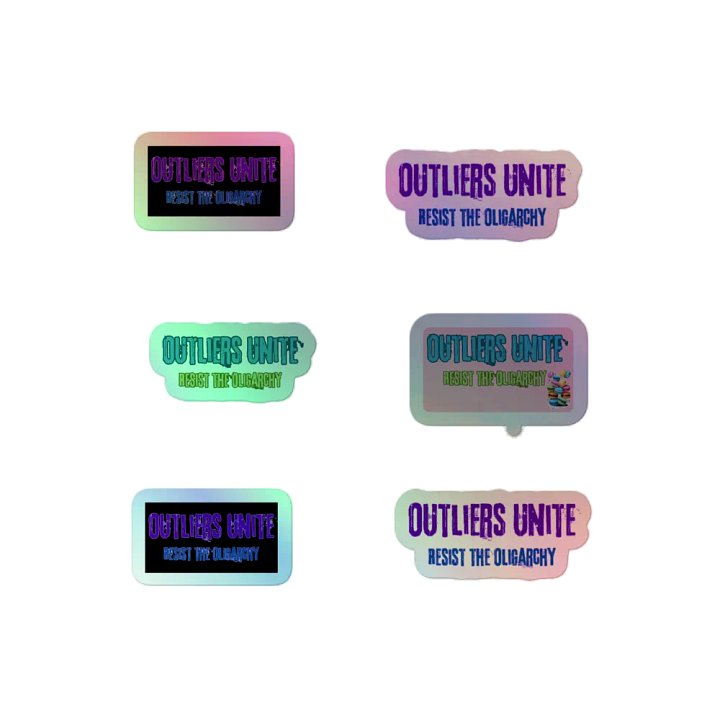 Resistors, Outliers Unite, Holo Sticker Pack product image (2)