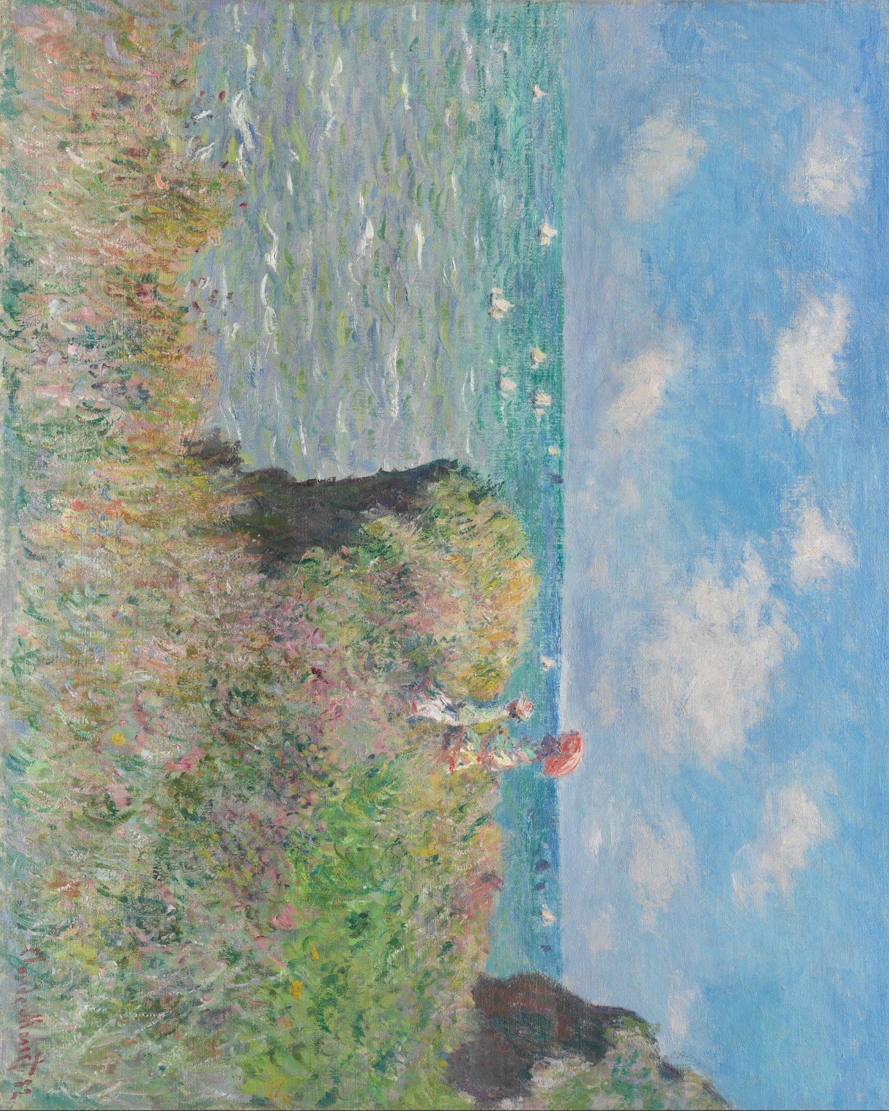 Monet, Cliff Walk at Pourville — Fine-Art Poster product image (1)