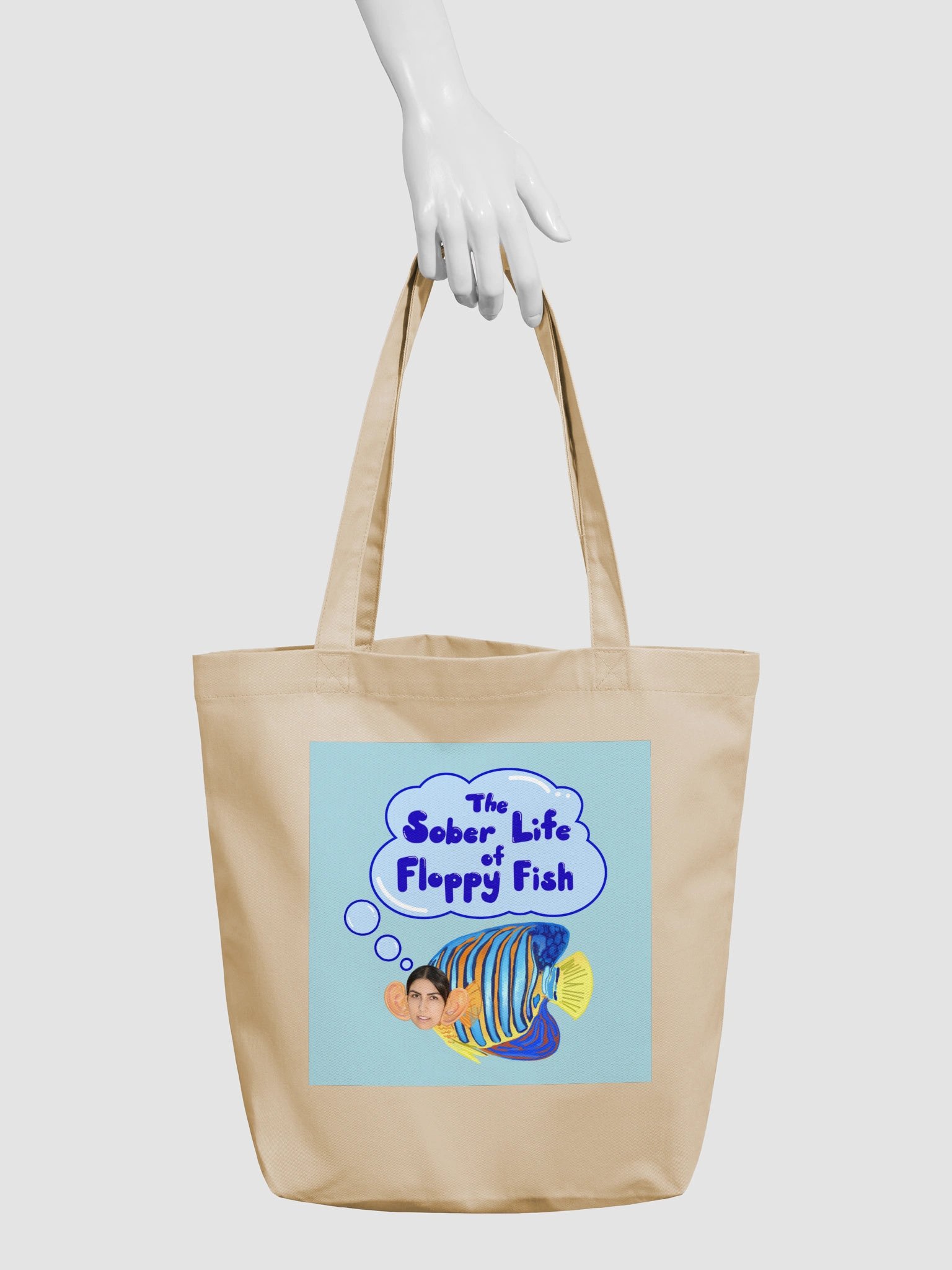 Sober Floppy Fish Tote Bag product image (3)