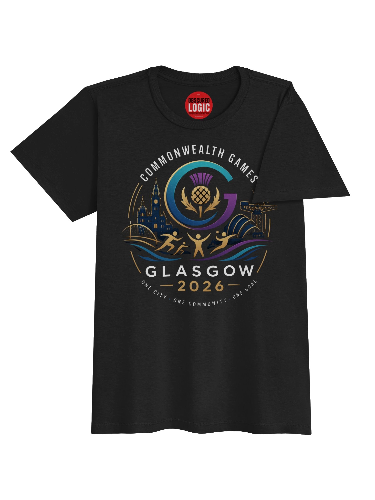 Commonwealth Games Glasgow 2026 Emblem Tee product image (4)
