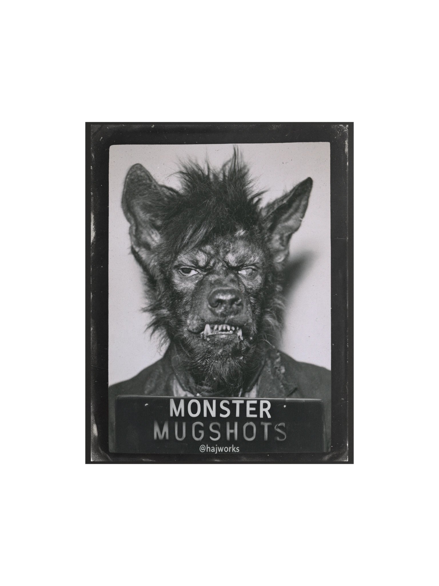 Monster Mugshots No. 003 — Matte Art Print product image (1)