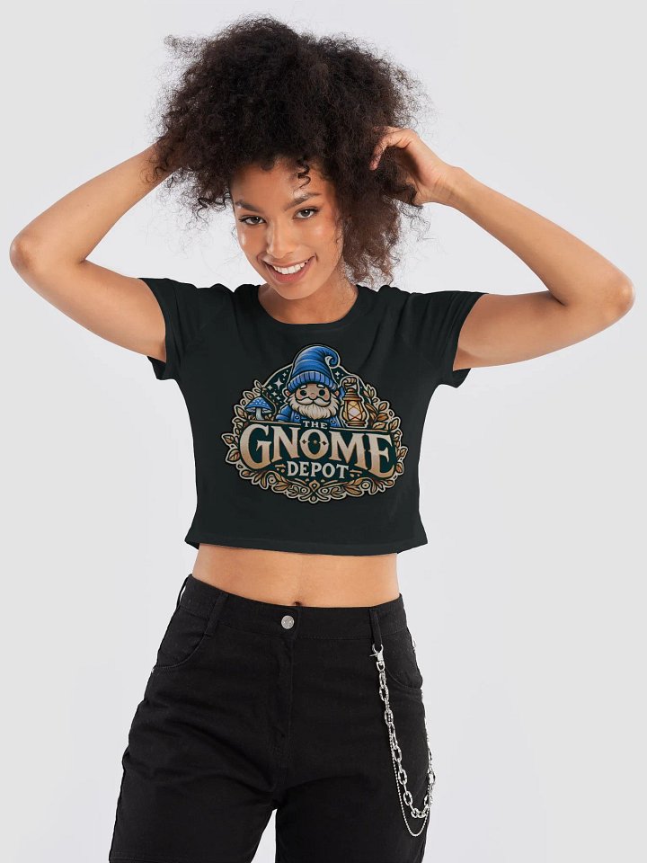 The Gnome Depot Bella+Canvas Women's Crop Tee product image (2)