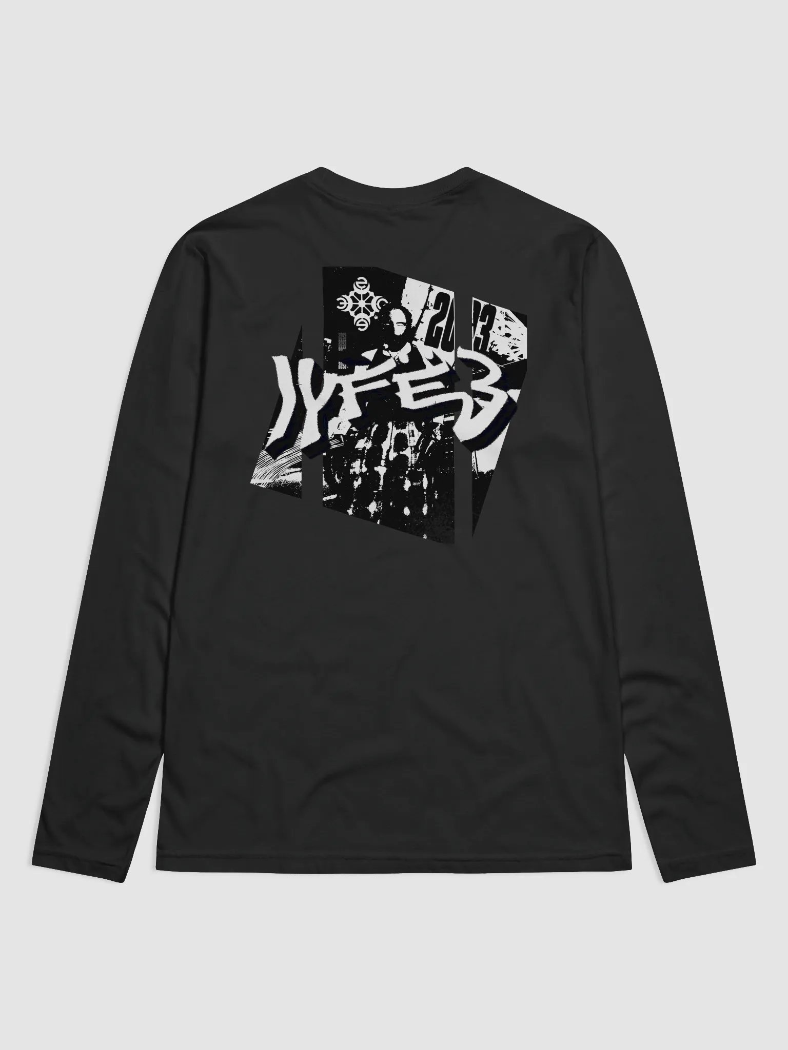 LYFË3 2093 BLACK AND WHITE TEE product image (2)