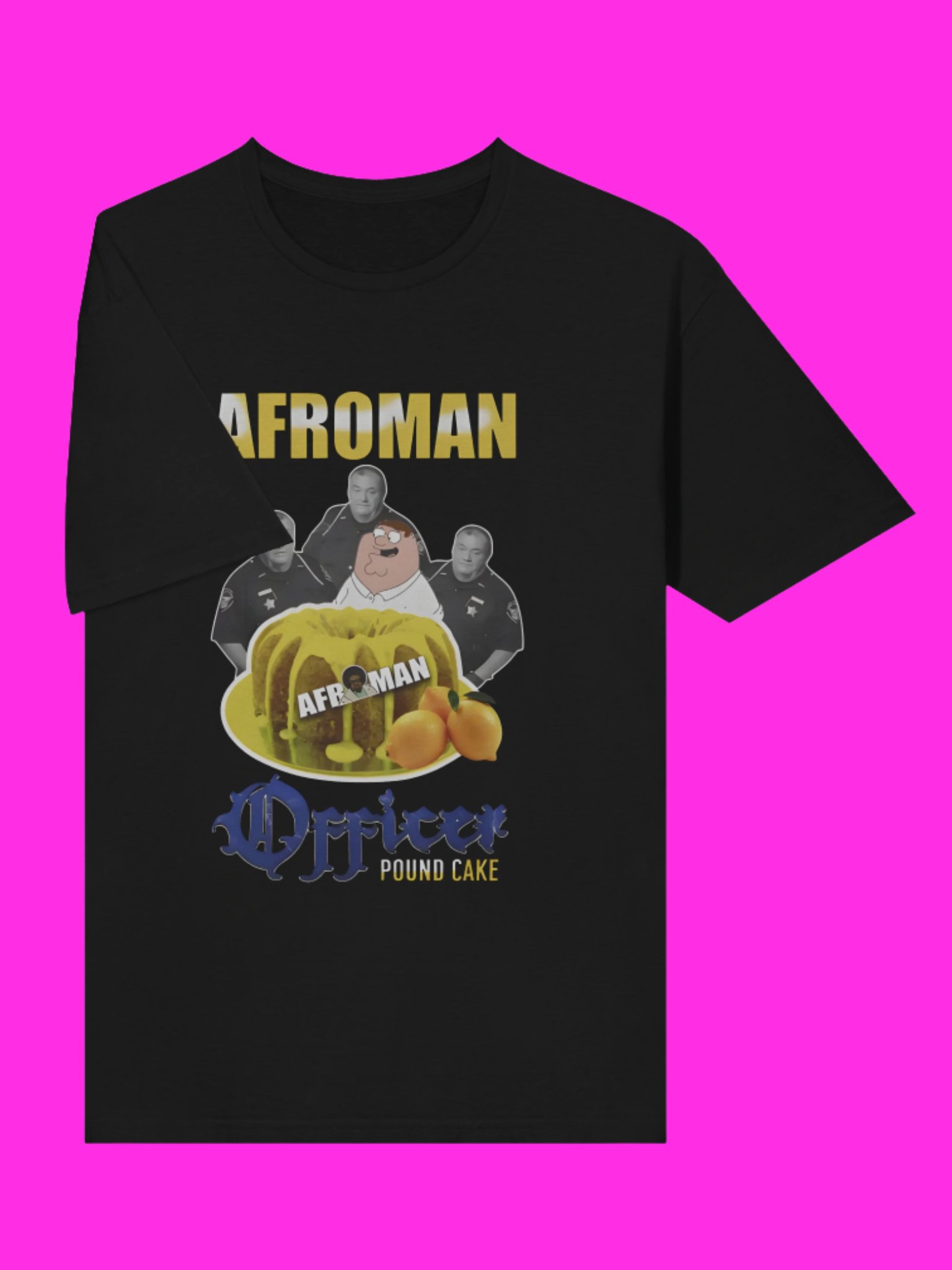 Lemon Pound Cake Afroman T-Shirt product image (115)